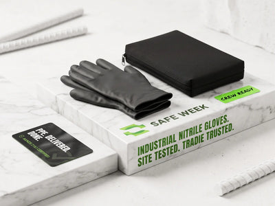 Nitrile glove pairs